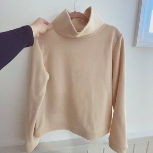 Dudley Stephens Park Slope Turtleneck in Natural Blush Color (Size L)